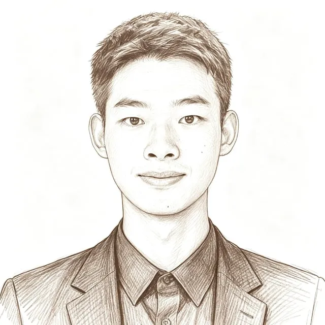 刘卓琪的铅笔素描头像